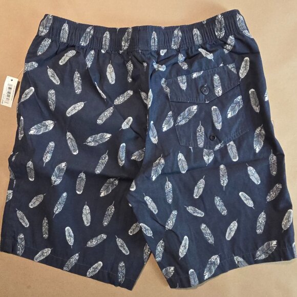 Mens - Goodthreads Feather Printed Swim Trunks - Picture 2 of 15
